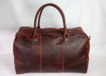 Leather duffle bag  Chrome tanned